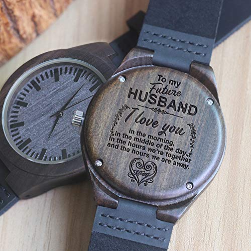 Engraved Wooden Watches to Boyfriend